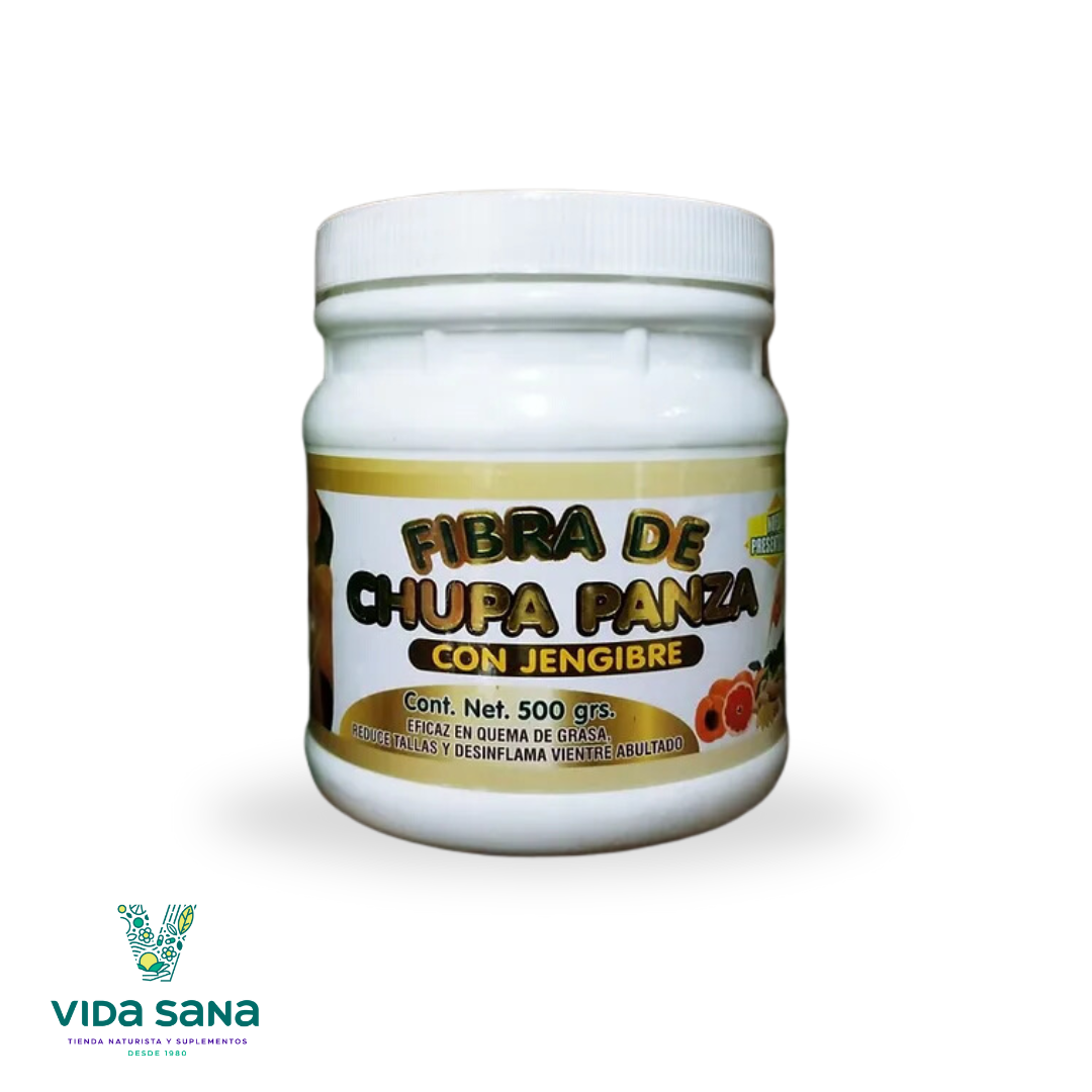 Fibra de Chupa Panza con Jengibre 500gr
