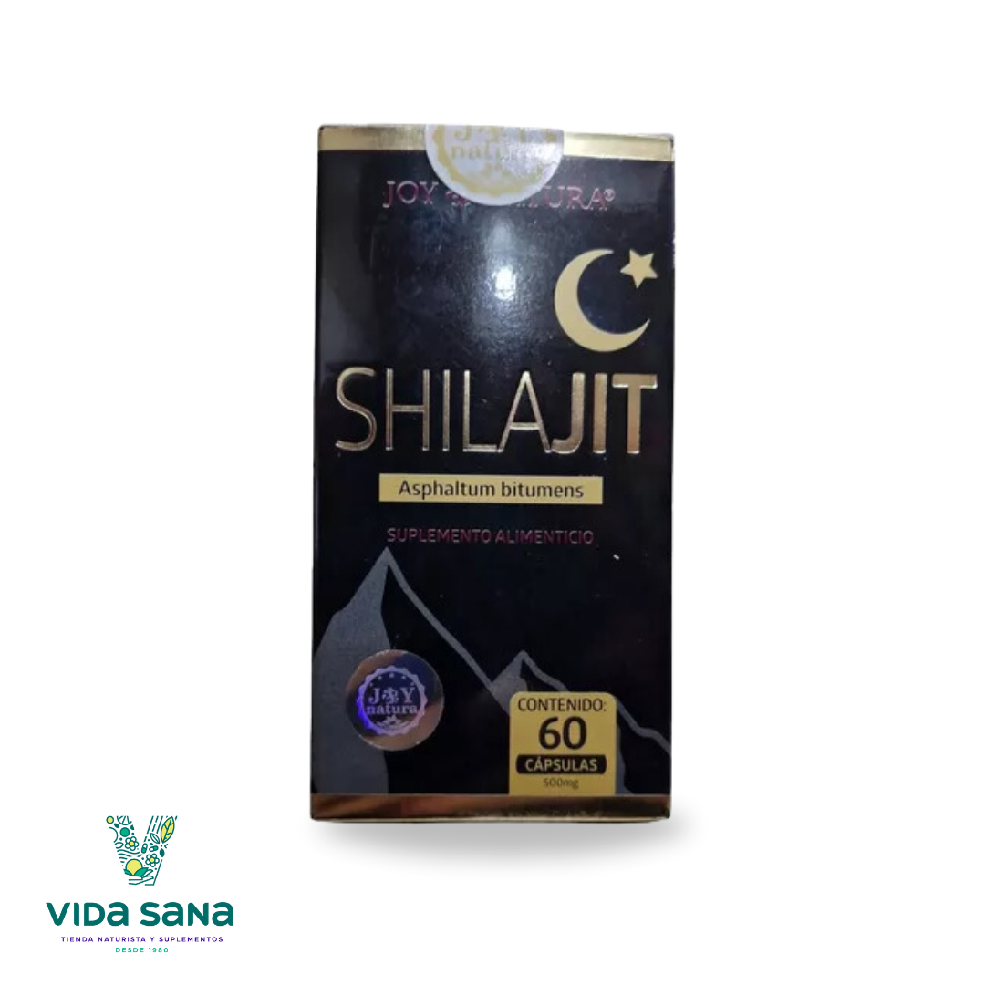 Shilajit 60 Cápsulas Joy Natura Sabor Sin Sabor