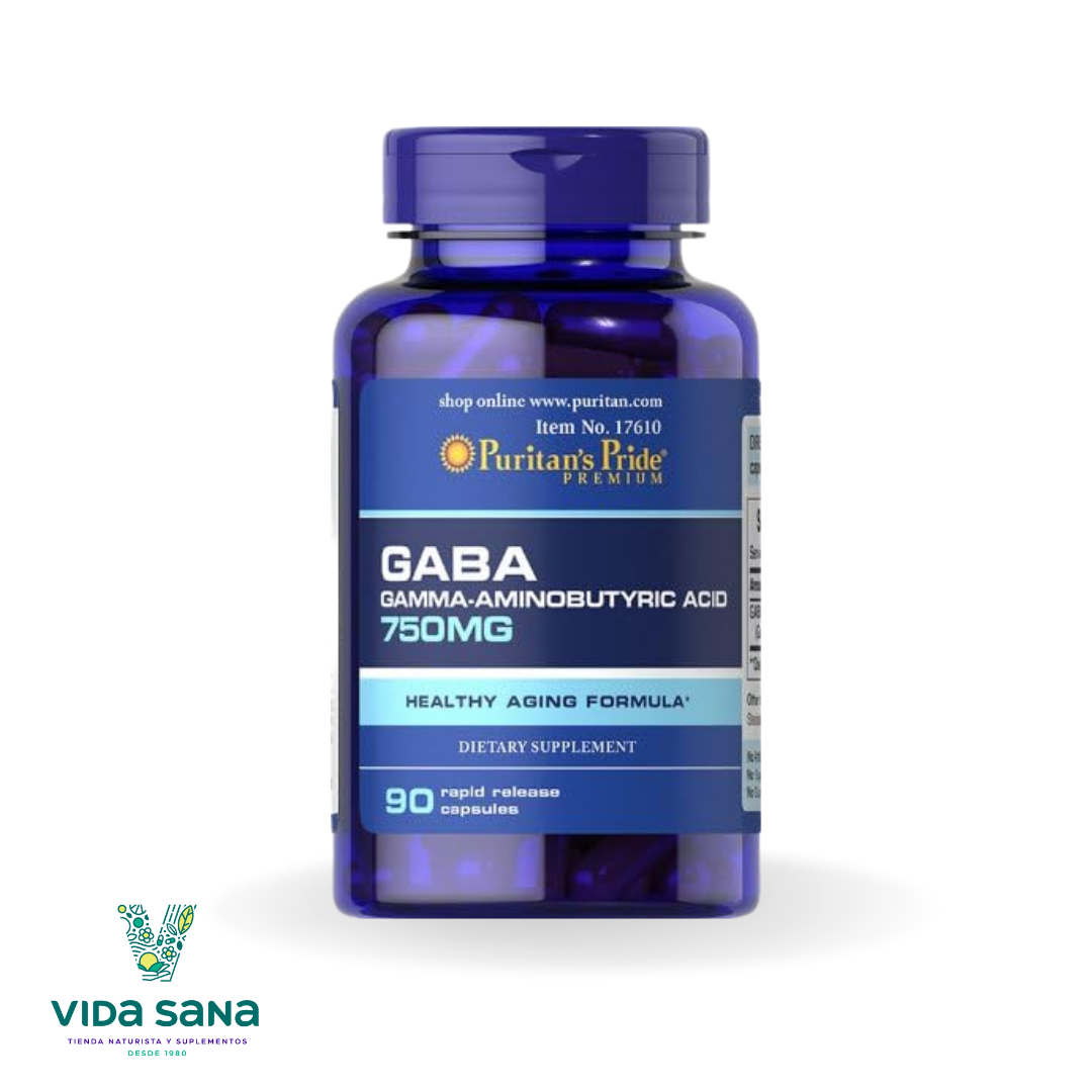 Gaba - Puritan's Pride / GAMMA - AMINOBUTYRIC ACID