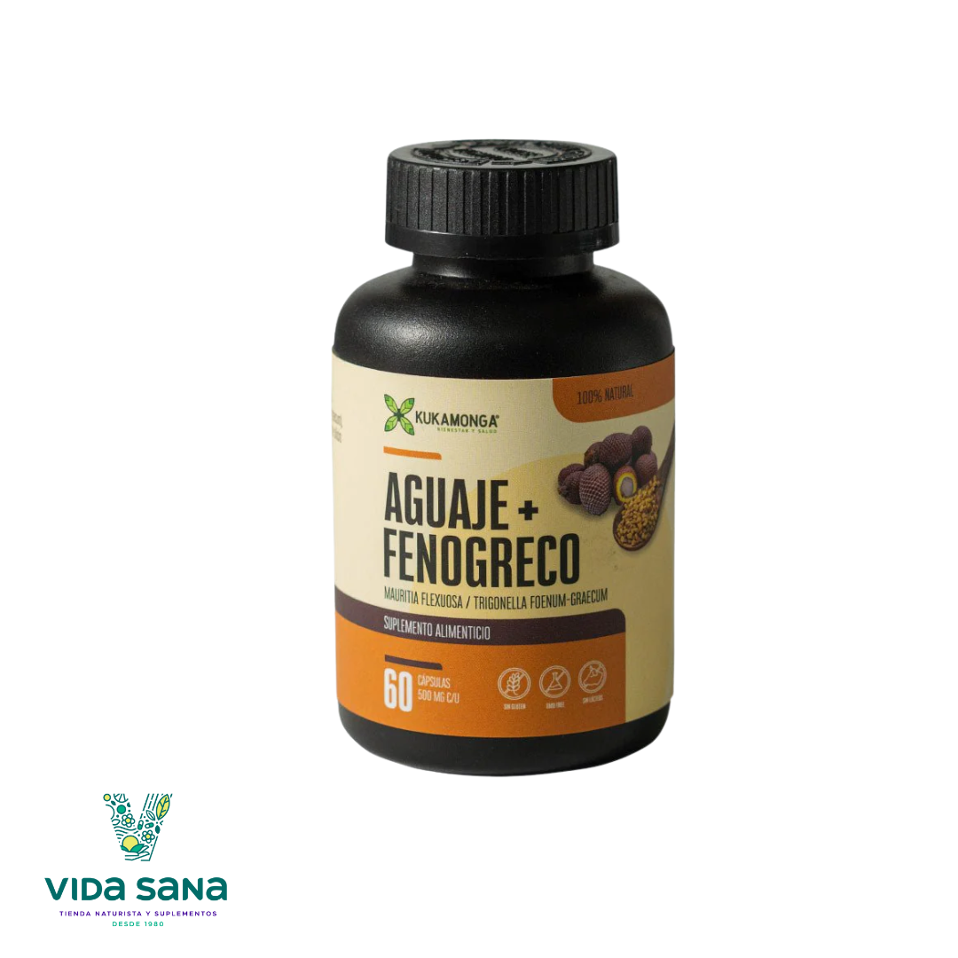Aguaje + Fenogreco 60 cápsulas